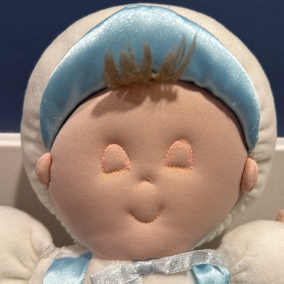 Rare Vintage Eden Sleeping Velour Baby Boy Doll Plush - Picture 4 of 12